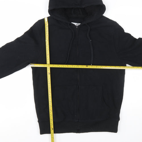Goodfellow & Co Men’s Black Full Zip Fleece Hoodie Size M