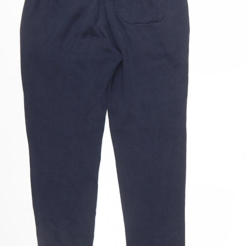 Abercrombie & Fitch Men's Blue Fleece Jogger Trousers Size M