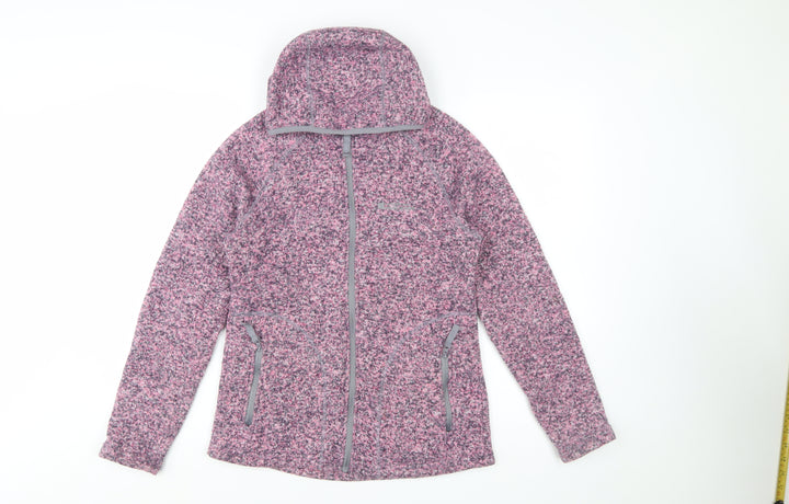 Mountain Warehouse Womens Pink Fleece Hooded Jacket Size 10