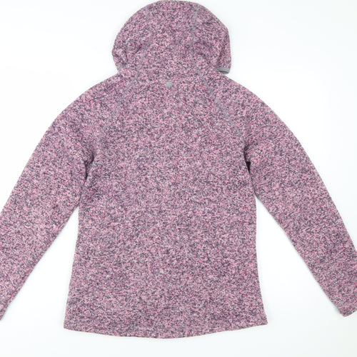 Mountain Warehouse Womens Pink Fleece Hooded Jacket Size 10