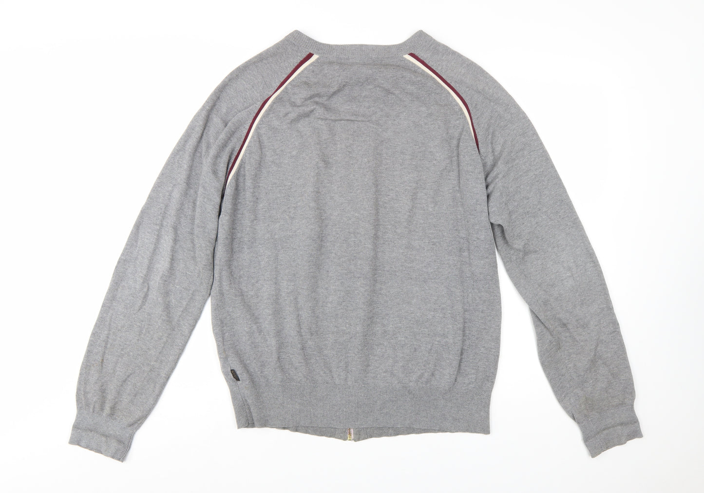 Paul Smith Men’s Grey Full Zip Cotton Jumper XL
