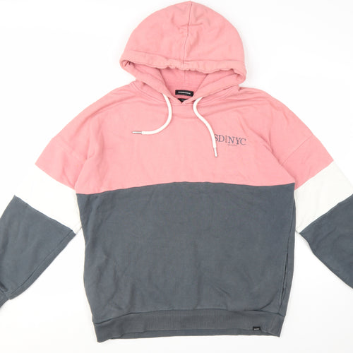 Superdry Men’s Multicoloured Pullover Hoodie XS Pink Grey Jersey