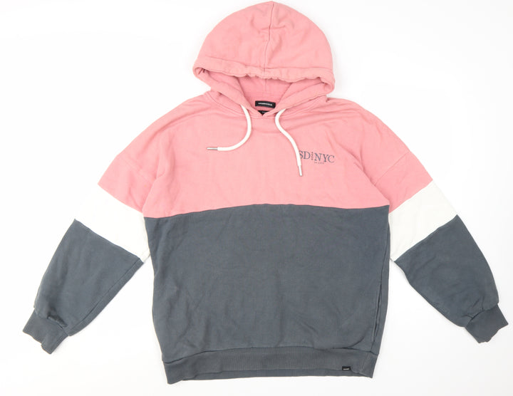 Superdry Men’s Multicoloured Pullover Hoodie XS Pink Grey Jersey
