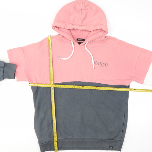 Superdry Men’s Multicoloured Pullover Hoodie XS Pink Grey Jersey