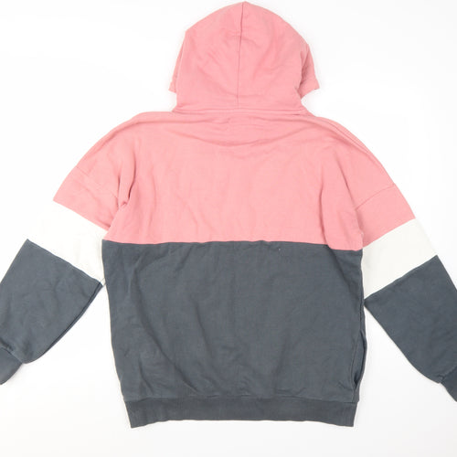 Superdry Men’s Multicoloured Pullover Hoodie XS Pink Grey Jersey