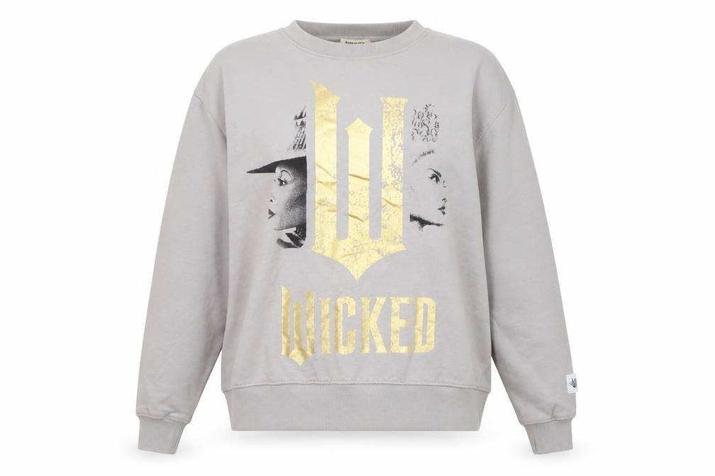 Front view of Primark Wicked Grey Sweatshirt L Women's Pullover Crew Neck