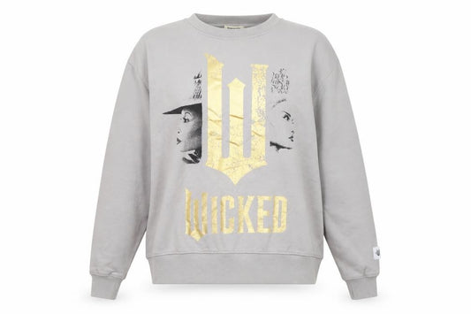 Front view of Primark Wicked Grey Sweatshirt L Women's Pullover Crew Neck