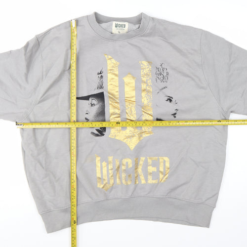 Primark Wicked Grey Sweatshirt L Women's Pullover Crew Neck