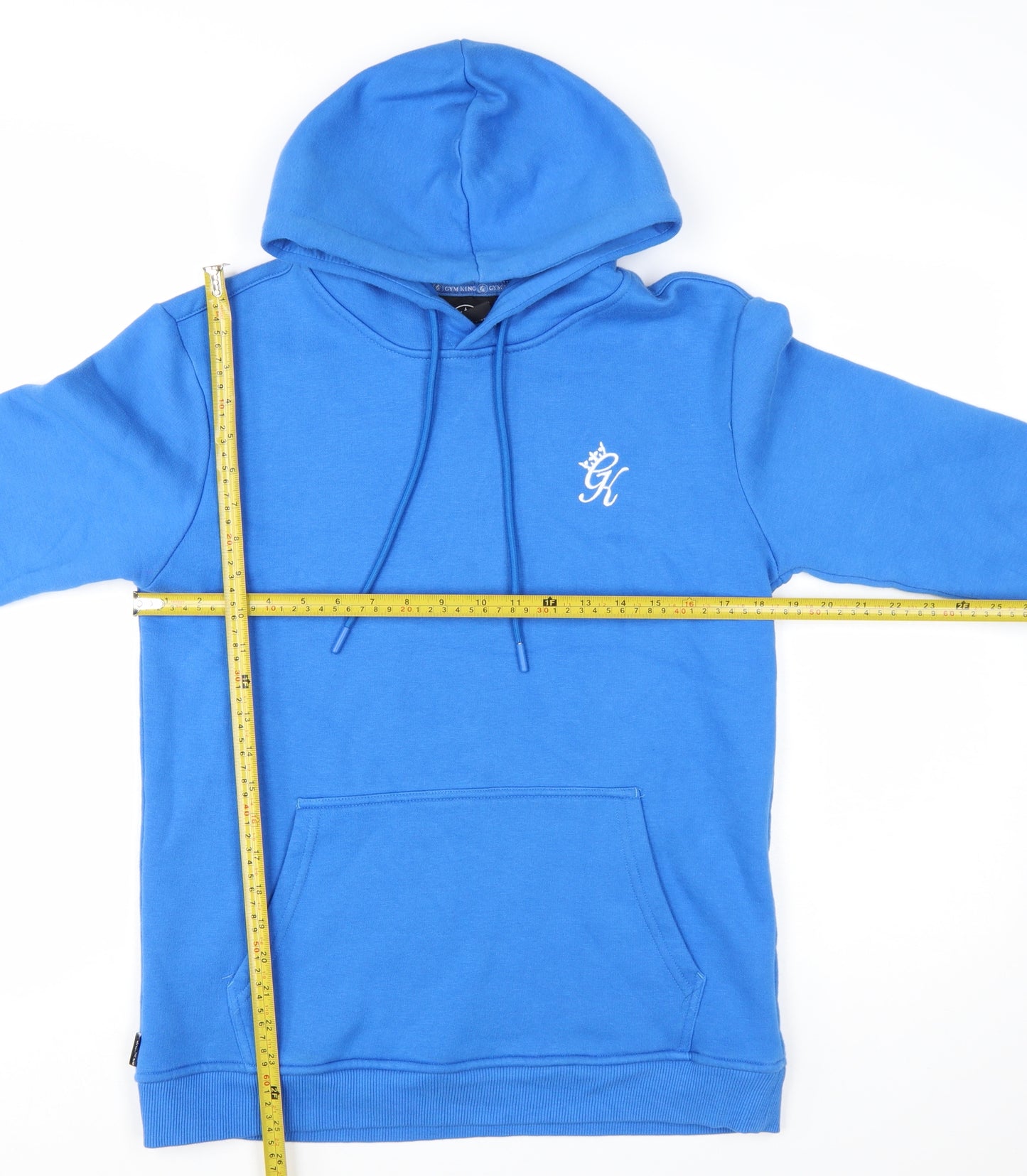 Gym King Men's Blue Pullover Hoodie Size M Regular Fit