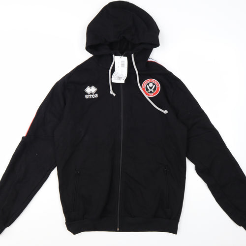 Errea Men’s Black Full Zip Hoodie Sheffield United FC L