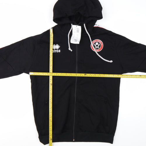 Errea Men’s Black Full Zip Hoodie Sheffield United FC L