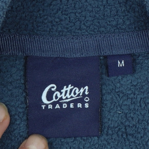 Cotton Traders Men's Red Fleece Full Zip Jacket Size M Casual Outdoor