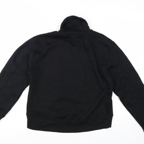 Zara Women Black Roll Neck Pullover Sweatshirt Size S