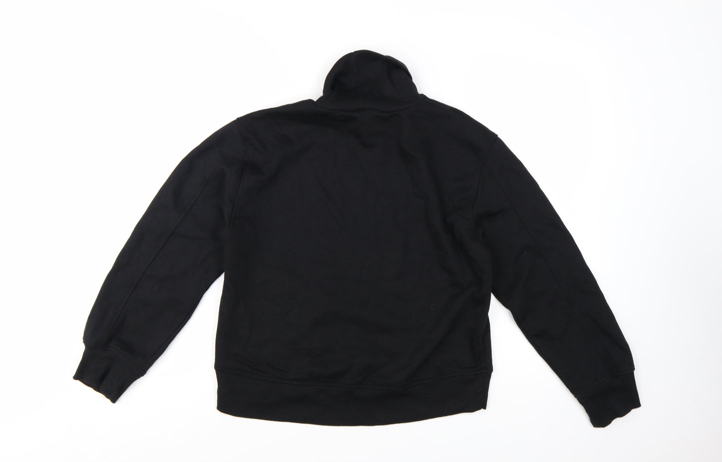 Zara Women Black Roll Neck Pullover Sweatshirt Size S