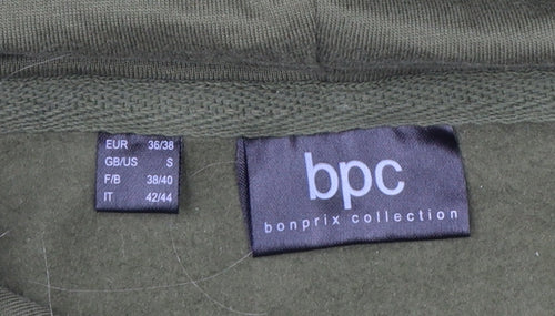 bpc Bonprix Collection Women’s Khaki Green Pullover Hoodie Dress Size S