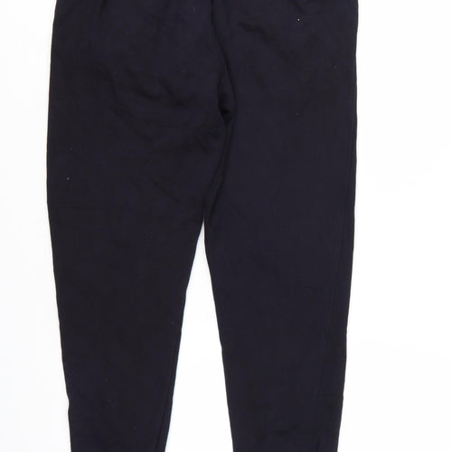 Nike Men's Black Jogger Trousers L Regular Fit Cotton Blend