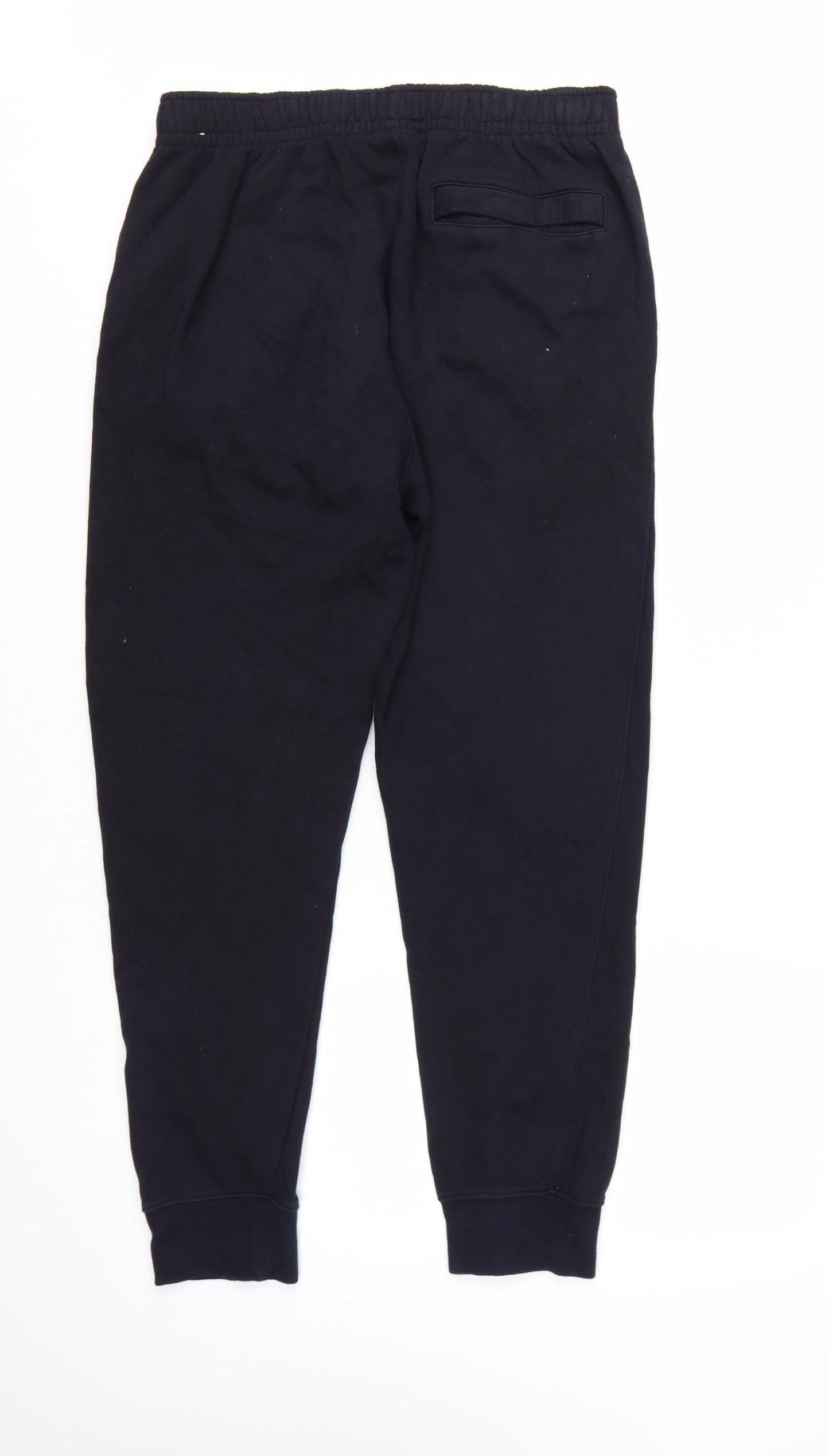 Nike Men's Black Jogger Trousers L Regular Fit Cotton Blend