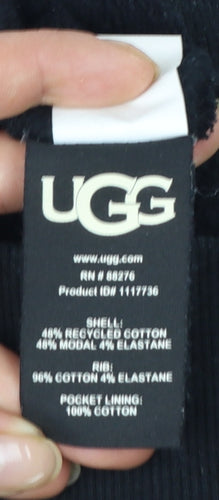 UGG Womens Black Jogger Trousers XS Cotton Modal Blend