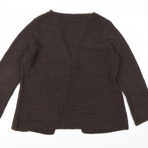 Marks and Spencer Per Una Women Brown XL Cardigan with Button Detail