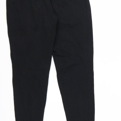 Nike Women's Black Jogger Sweatpants Small Fleece Tapered Fit