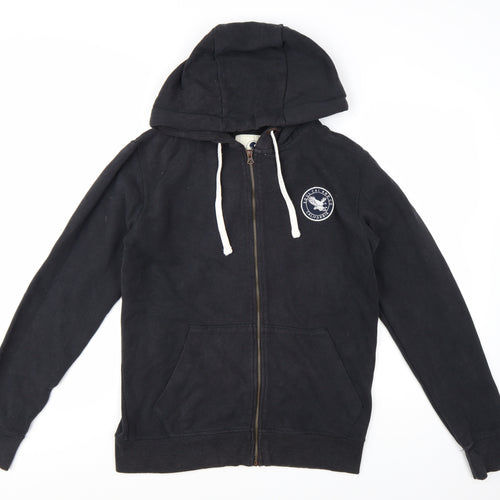 SoulCal & Co Men's Black Full Zip Hoodie M Casual Logo Sweatshirt