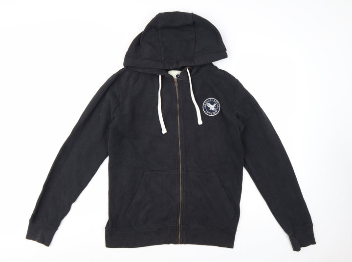 SoulCal & Co Men's Black Full Zip Hoodie M Casual Logo Sweatshirt