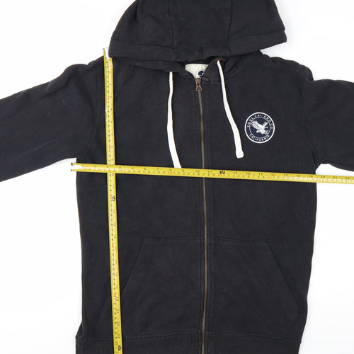 SoulCal & Co Men's Black Full Zip Hoodie M Casual Logo Sweatshirt