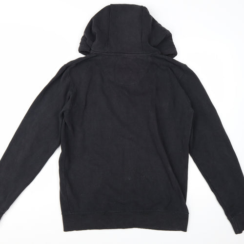 SoulCal & Co Men's Black Full Zip Hoodie M Casual Logo Sweatshirt