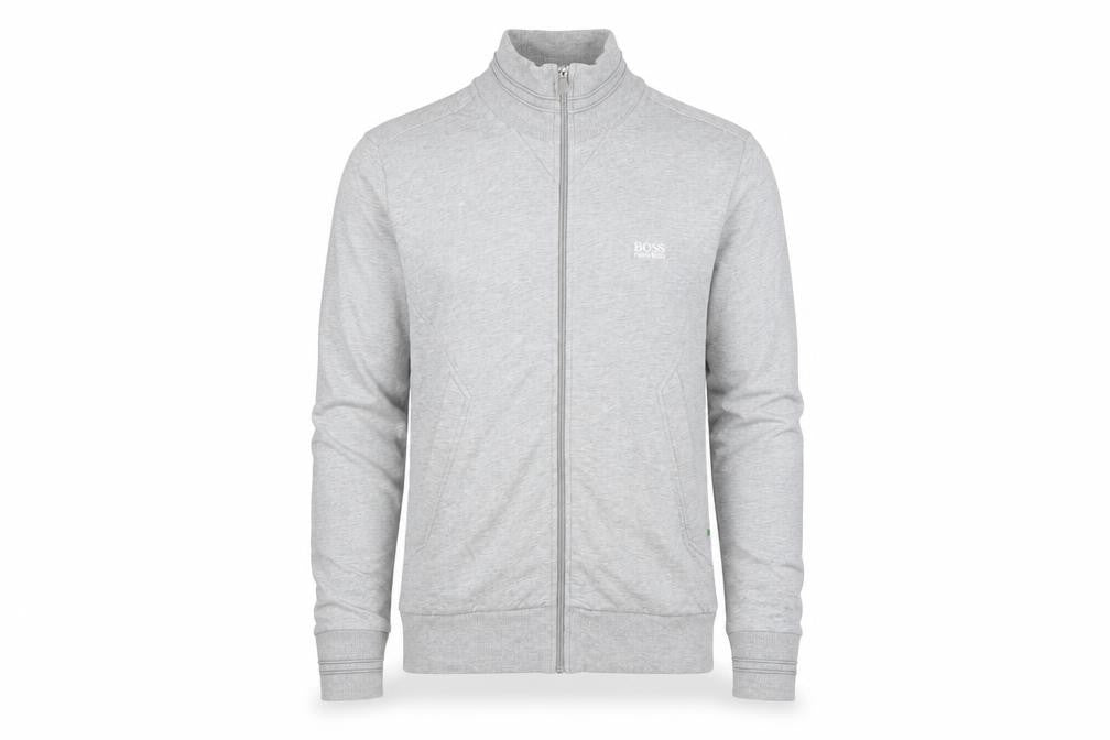 Hugo Boss Men's Grey Full Zip Sweatshirt Size S