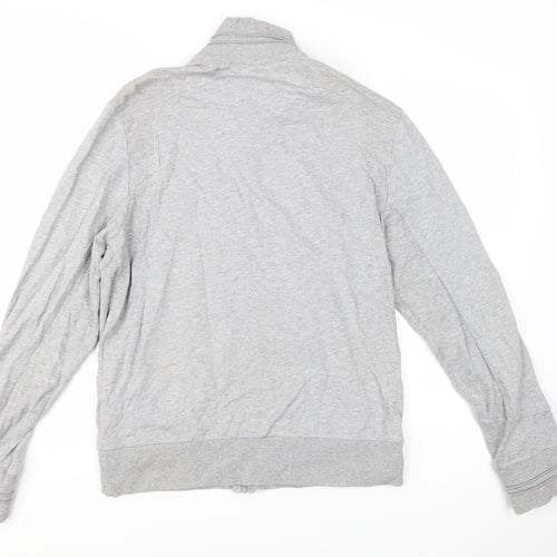 Hugo Boss Men's Grey Full Zip Sweatshirt Size S