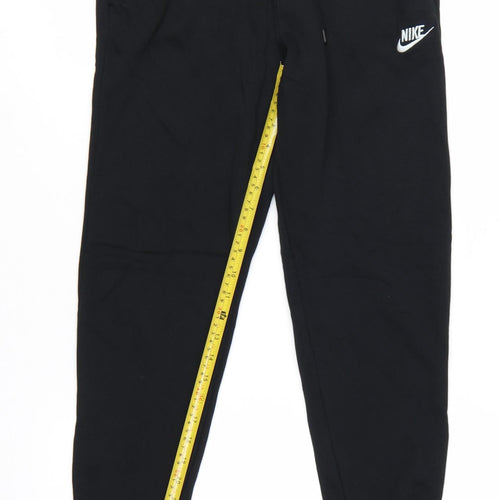 Nike Women’s Black Fleece Jogger Trousers Size M