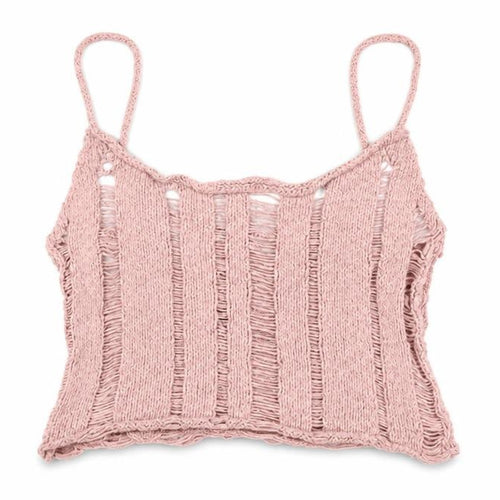 Urban Outfitters Women’s Pink Knit Camisole Tank Top M