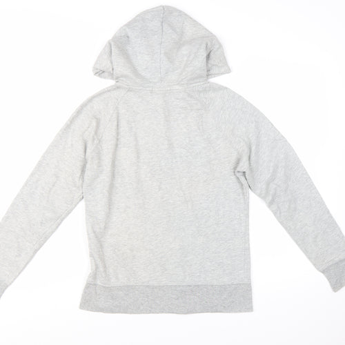 GAP Women's Grey Full Zip Hoodie Small Cotton Blend Casual