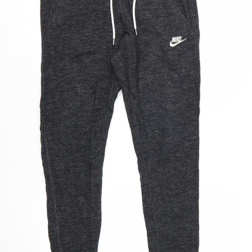 Nike Men's Black Cotton Jogger Trousers L Regular Fit