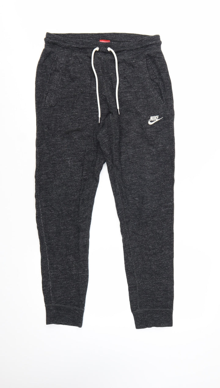 Nike Men's Black Cotton Jogger Trousers L Regular Fit