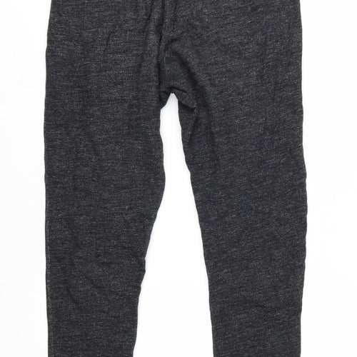 Nike Men's Black Cotton Jogger Trousers L Regular Fit