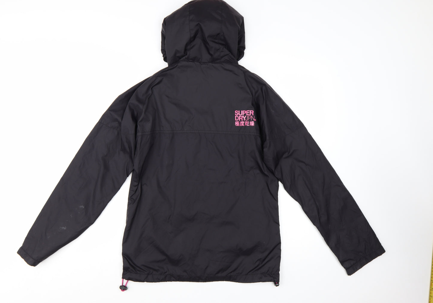 Superdry Womens Black Hooded Windbreaker Jacket M
