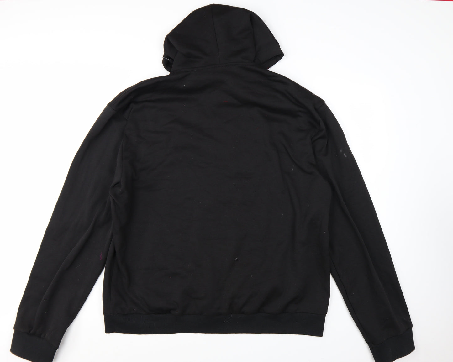 Lee Cooper Men's Black 3XL Full Zip Hoodie Sweatshirt