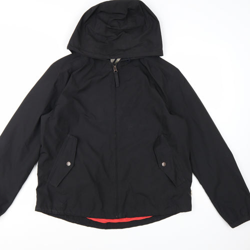 Timberland Women’s Black Waterproof Hooded Rain Jacket L