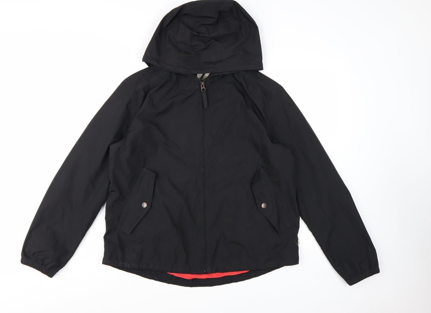 Timberland Women’s Black Waterproof Hooded Rain Jacket L