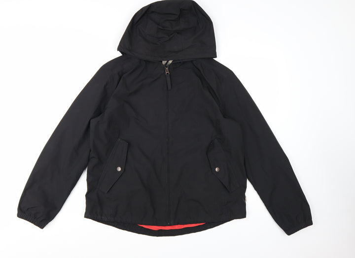 Timberland Women’s Black Waterproof Hooded Rain Jacket L