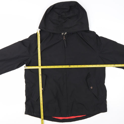 Timberland Women’s Black Waterproof Hooded Rain Jacket L