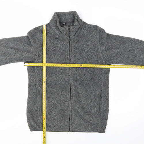 Uniqlo Men’s Grey Fleece Full Zip Lightweight Jacket Size 2XS