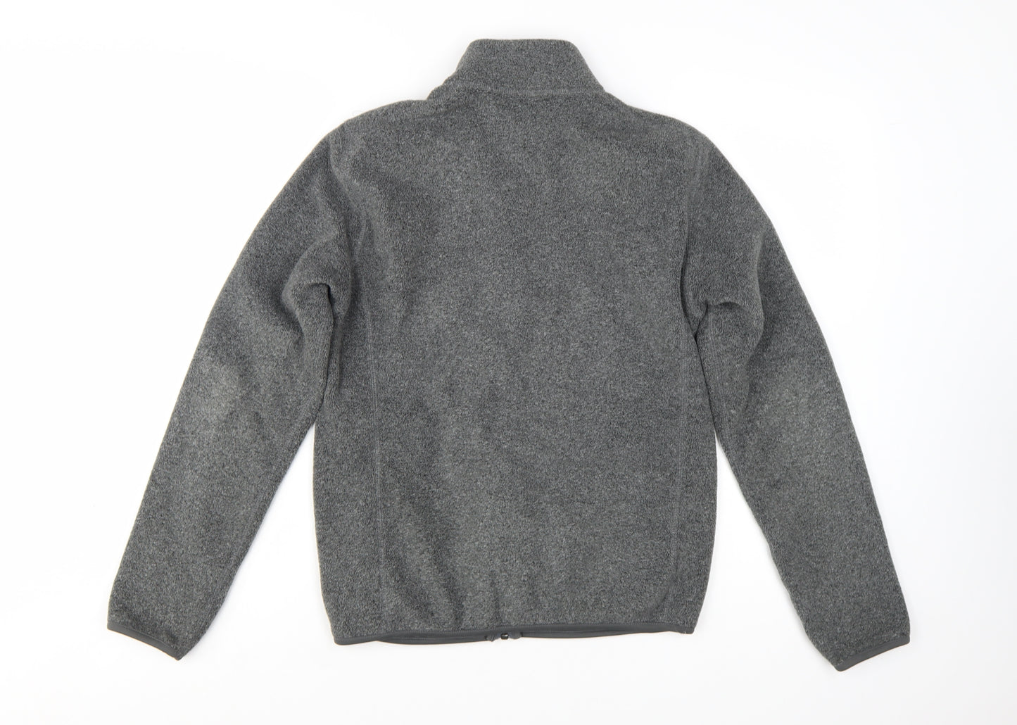 Uniqlo Men’s Grey Fleece Full Zip Lightweight Jacket Size 2XS