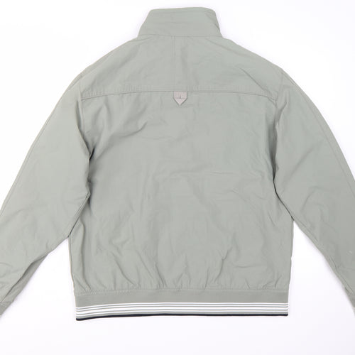 Marks and Spencer Men's Grey Lightweight Bomber Jacket L