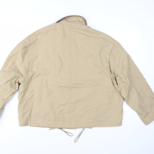 Marks and Spencer Women's Beige Twill Basic Jacket Size M