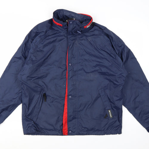 Helly Hansen Men's Blue Waterproof Windbreaker Jacket Size S