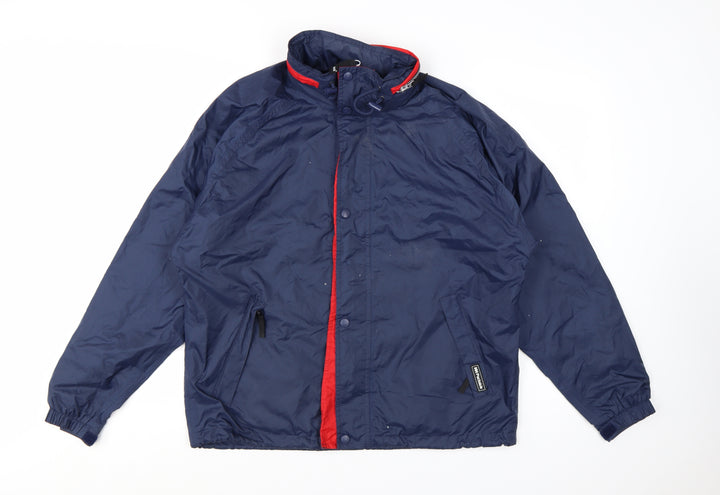 Helly Hansen Men's Blue Waterproof Windbreaker Jacket Size S