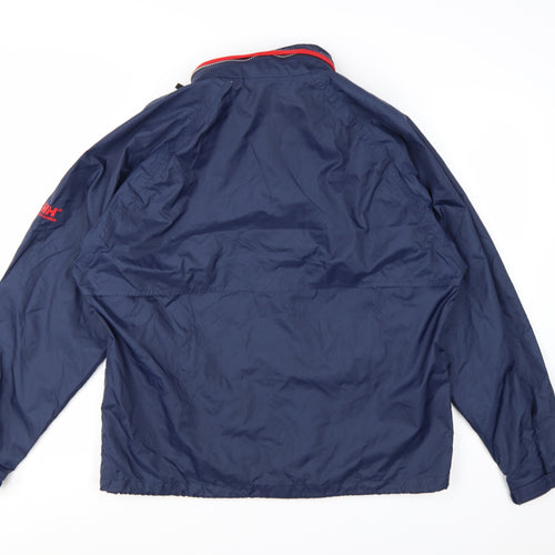 Helly Hansen Men's Blue Waterproof Windbreaker Jacket Size S