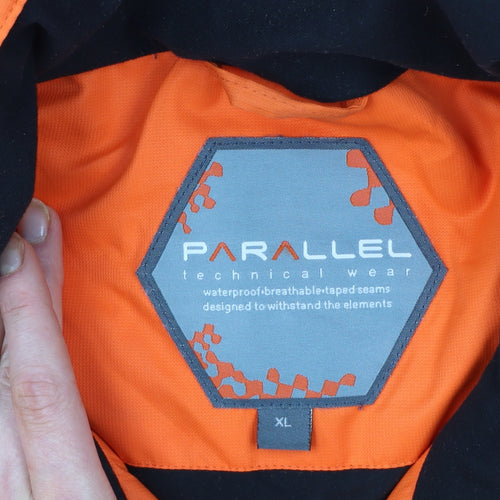 Parallel Men's Orange XL Waterproof Ski Jacket Winter Outdoor